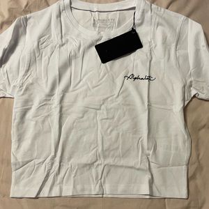 Alphalete Signature Crop - White Brand New